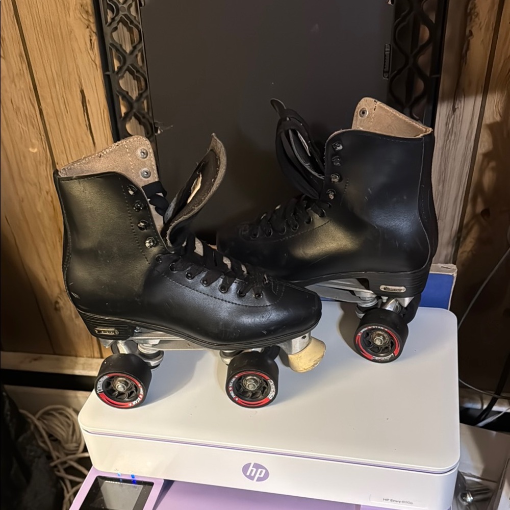 Chic Black Roller Skates